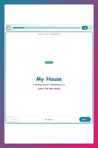 Unit 2 · My House — Vocabulary Slides (3 words)