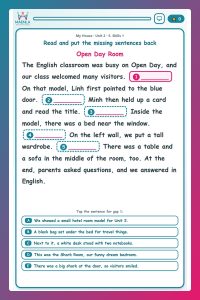 Place Sentences In Open Day Room