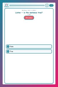 Hear True Or False House Sentences