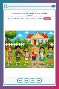 Match Names to Children at Home