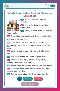 Read Linh and Ben Then Answer