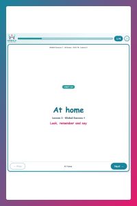 At home – Review Flashcards (3 words)